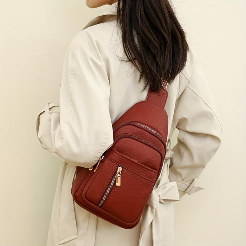 Riley™ Farmec Vintage | Geantă Crossbody pentru Piept