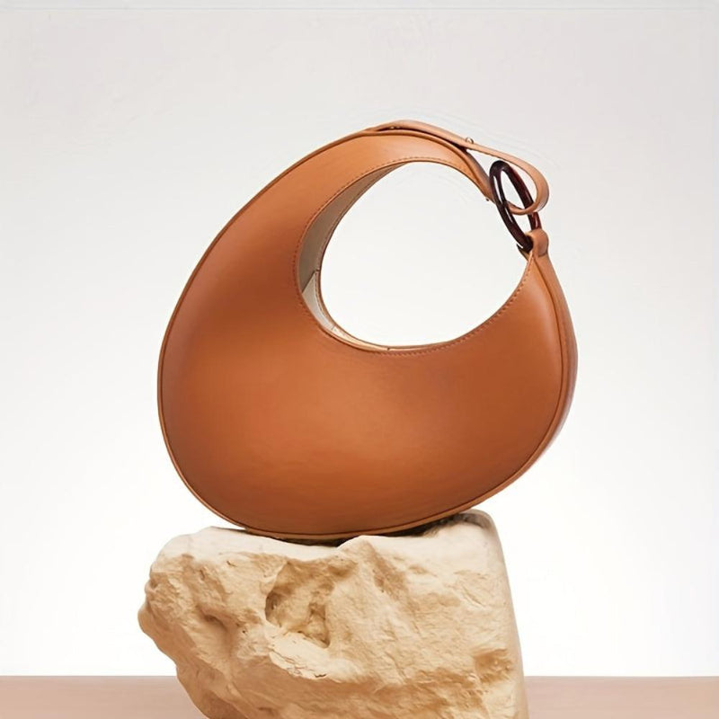 Sophia™ Modern Minimalist | Geantă Hobo Simplă și Elegantă cu Culoare Solidă