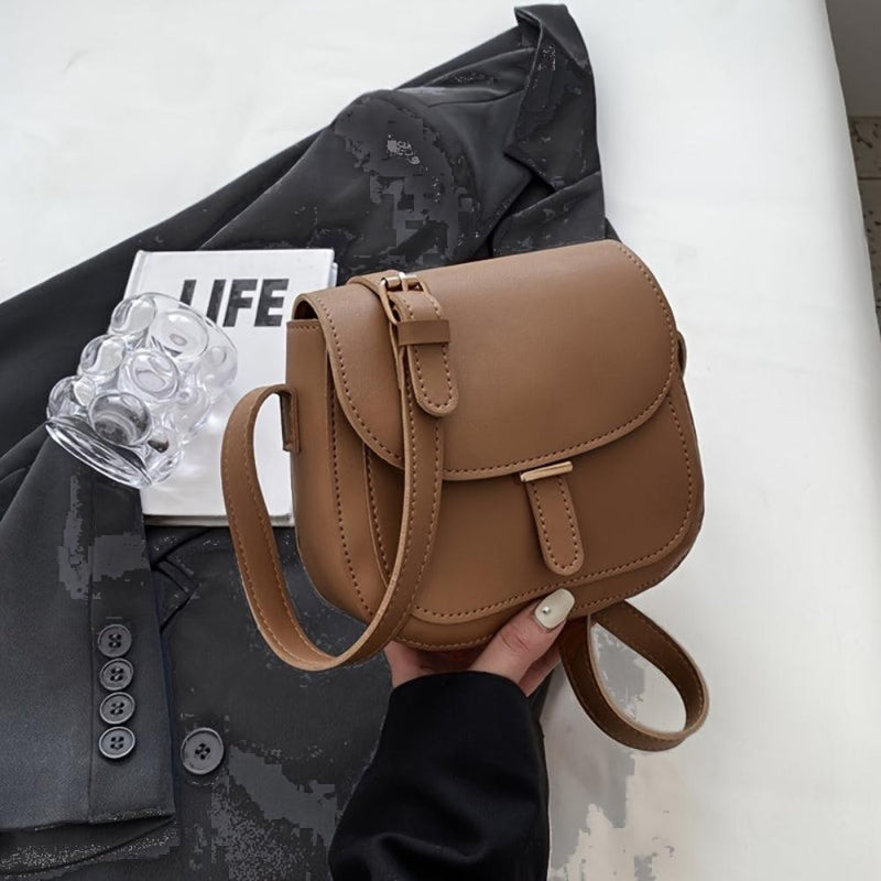Aria™ Retro Grace | Geantă crossbody elegantă tip șa
