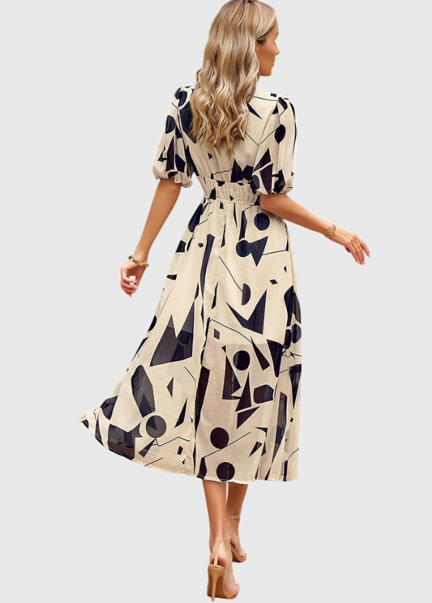 Merlin™ | Rochie midi florală avantajoasă