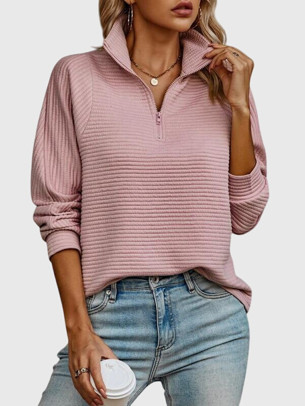 Abigail™ | Pulover elegant cu fermoar