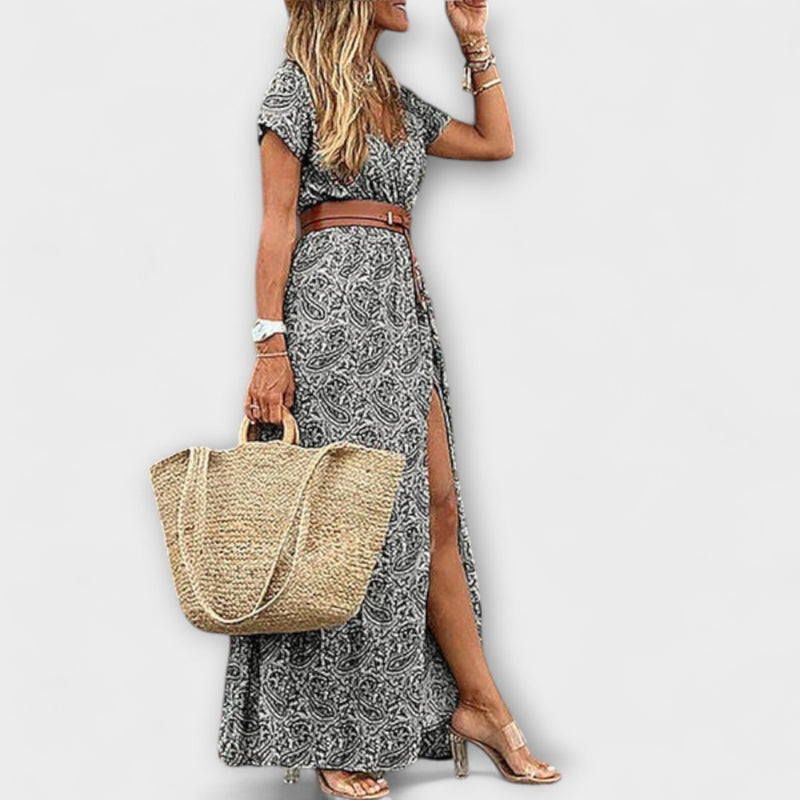 Carmella - Rochie Maxi în Stil Boho