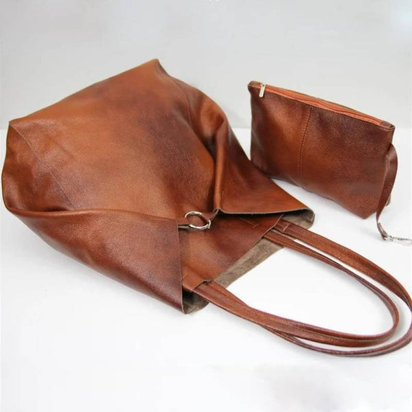 Olivia™ Retro Moalețe | Geantă Tote cu Capacitate Mare