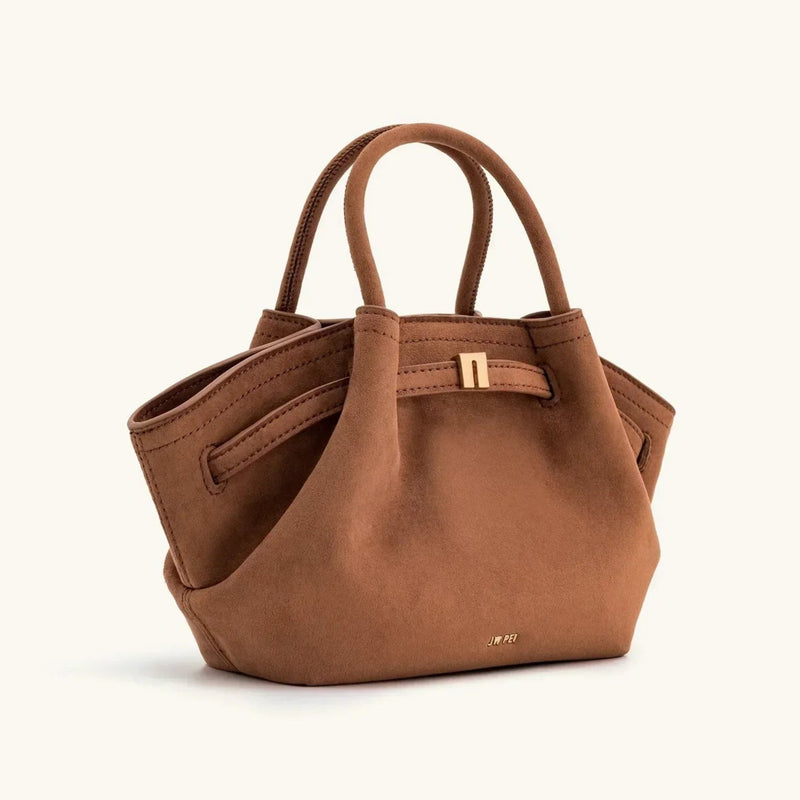 Riley™ - Geantă mică din piele și piele întoarsă pentru sub braț