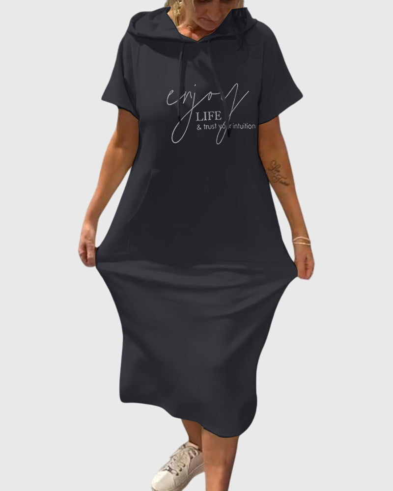 Marlowe™ | Rochie casual tip hanorac