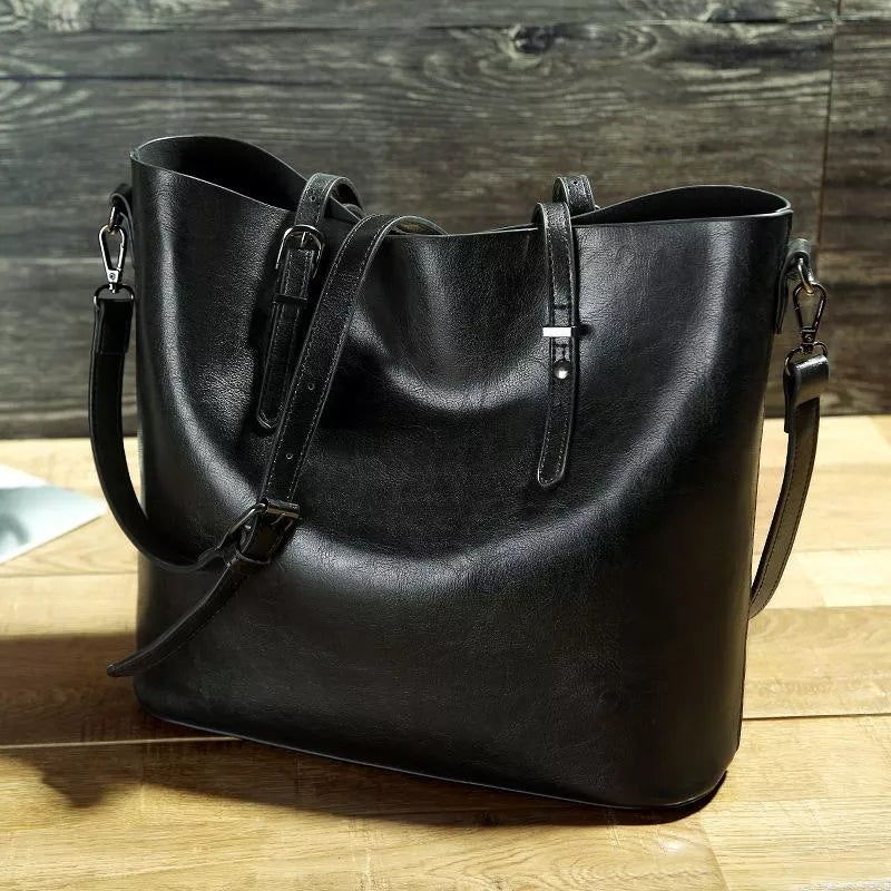 NICOLE™ | Geantă Vintage de Umăr din Piele Ecologică