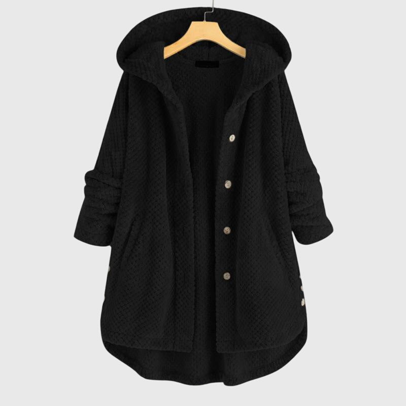 Franca™ - Jachetă din fleece cu glugă