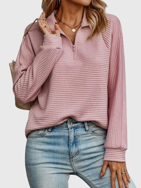 Abigail™ | Pulover elegant cu fermoar