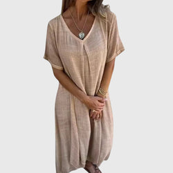 Fiona™ – Rochie elegantă ușoară cu decolteu în V