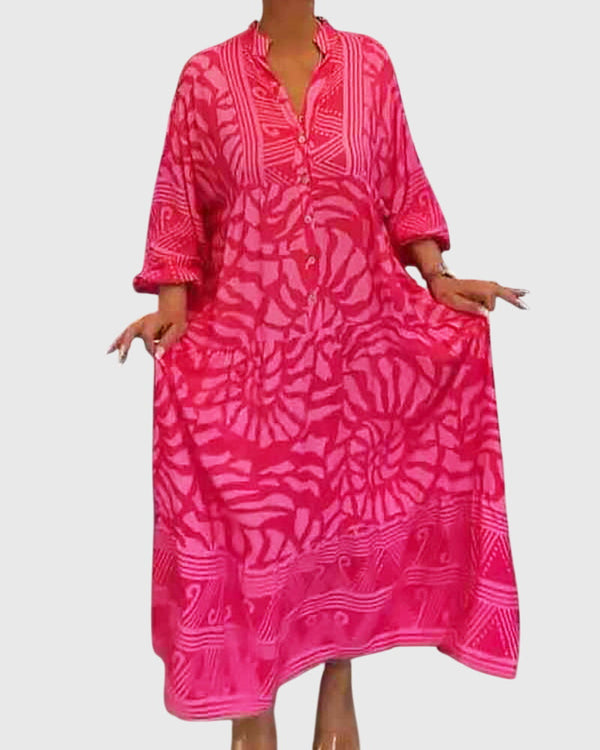 Mckinley™ | Rochie Maxi cu Imprimeu Elegant