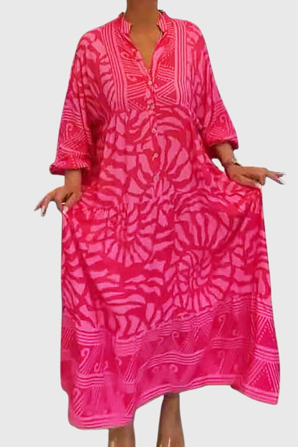 Mckinley™ | Rochie Maxi cu Imprimeu Elegant