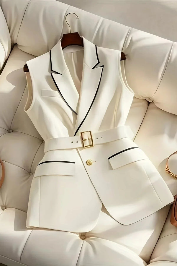 Sophia™ - Vestă elegantă cu curea