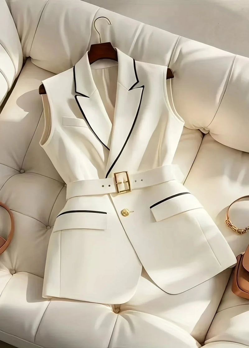 Sophia™ - Vestă elegantă cu curea