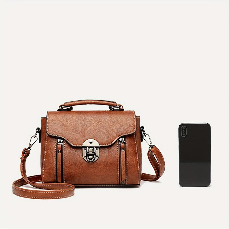 Zoe™ Eleganță Atemporală | Geantă Vintage cu Clapetă