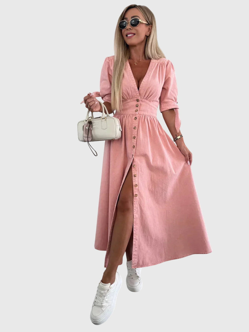 Sophia™ | Rochie elegantă din denim