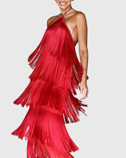 Artiselle™ - Rochie cu ciucuri