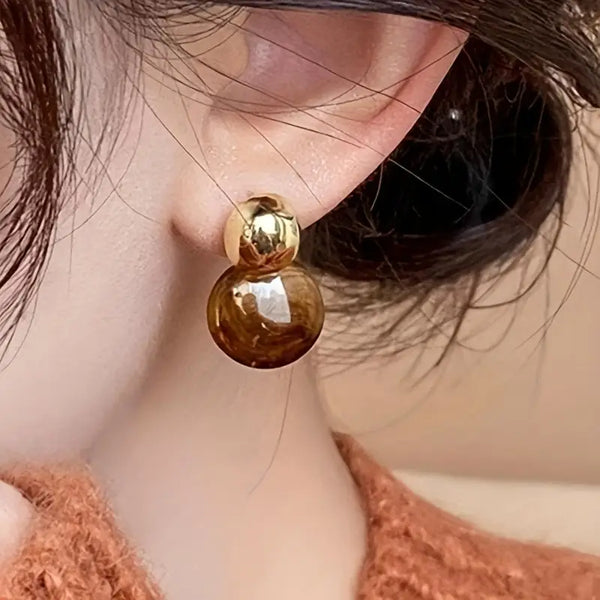 Cercei Aurélie Amber Drop | Aur