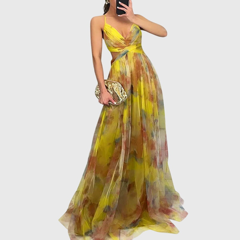 Giselle™ | Rochie maxi florală