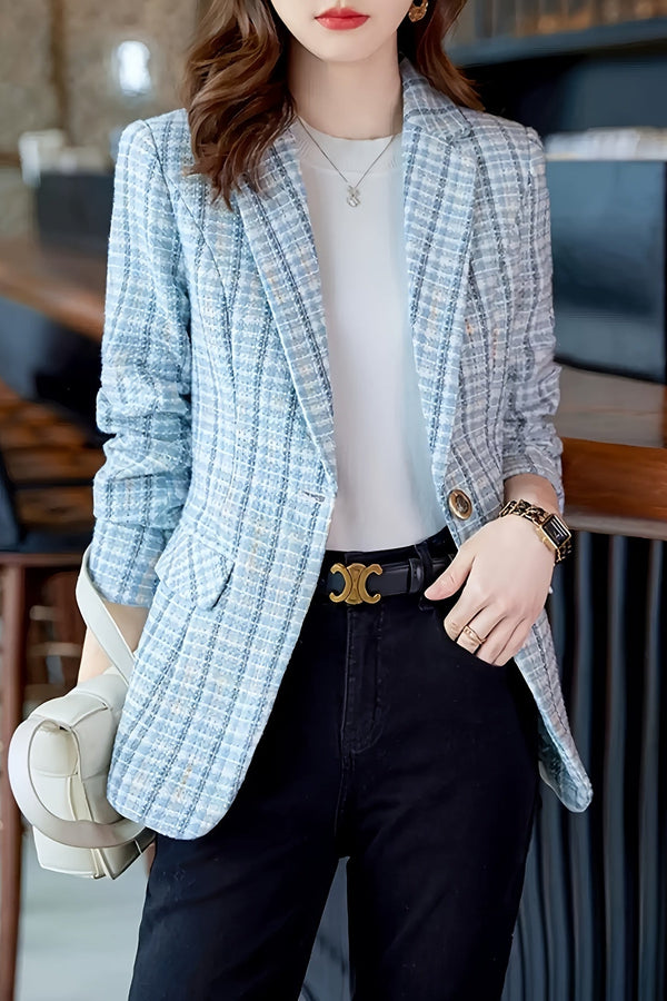 Madison™ - Sacou Elegant în Carouri