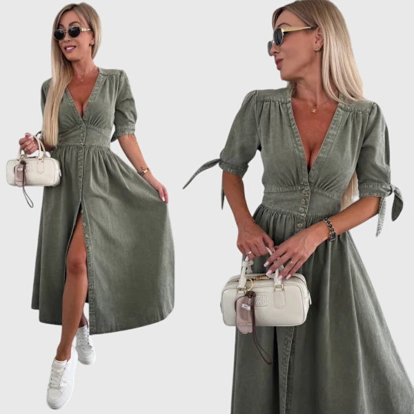 Sophia™ | Rochie elegantă din denim