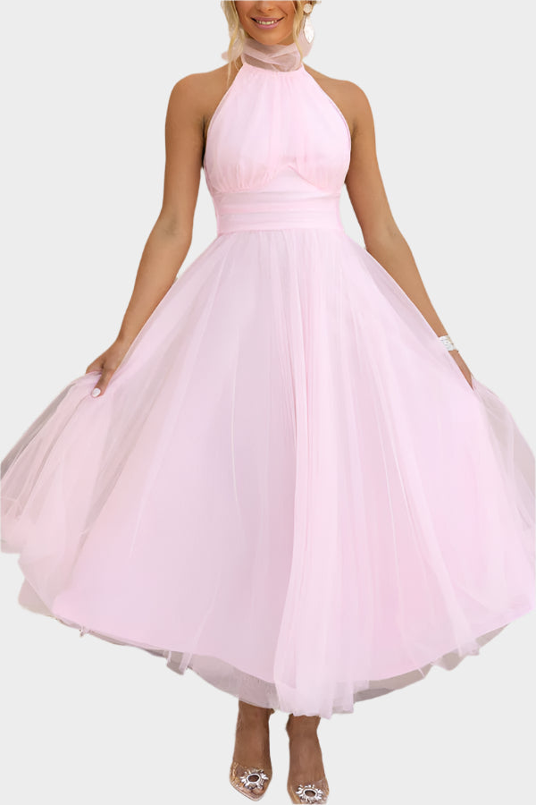 Rochie midi cu dantelă florală