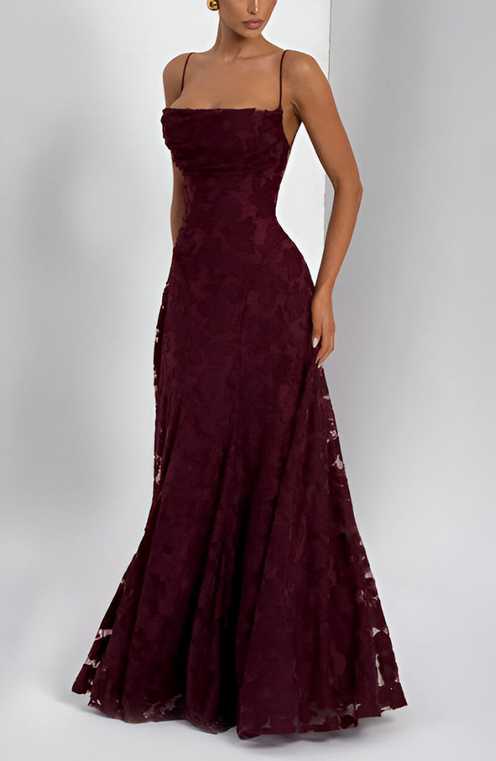 Franciszka™ | Rochie lungă din dantelă