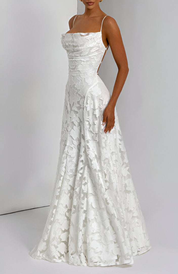 Franciszka™ | Rochie lungă din dantelă