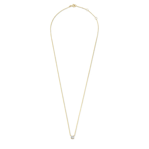 Colier cu piatră Moissanite Cléa | Aur