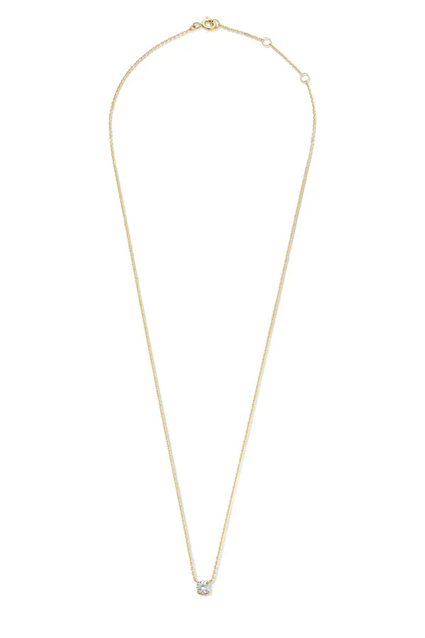 Colier cu piatră Moissanite Cléa | Aur