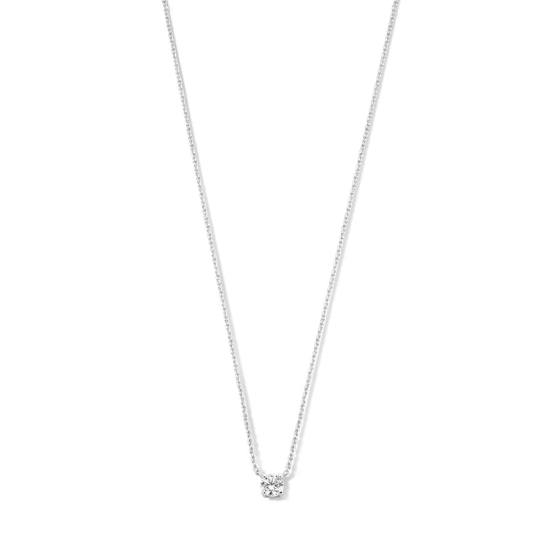 Colier cu piatră Moissanite Cléa | Aur