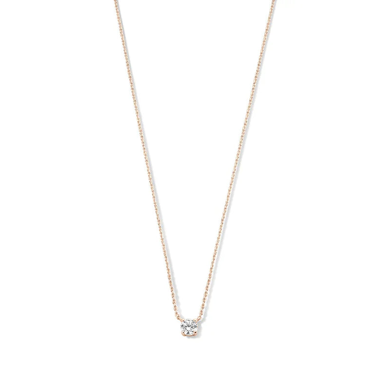 Colier cu piatră Moissanite Cléa | Aur