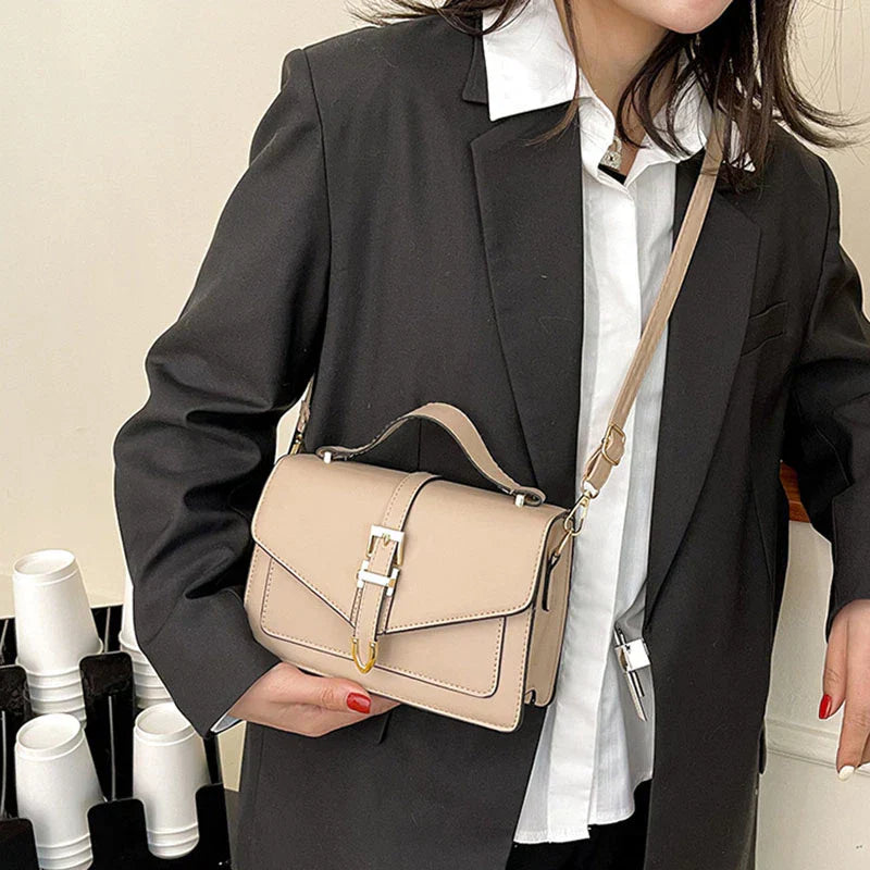 Zoe™ - Geantă Clasică de Umăr cu Detalii Handmade