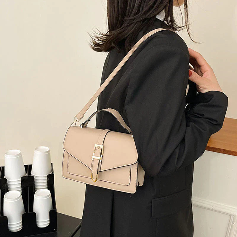 Zoe™ - Geantă Clasică de Umăr cu Detalii Handmade