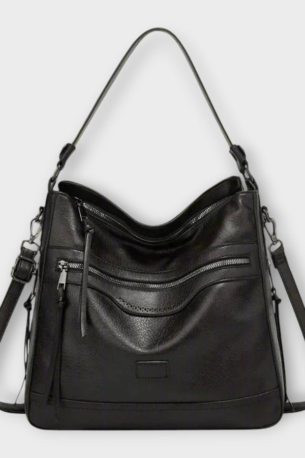 Olivia - Geantă Retro Clasică de Umăr