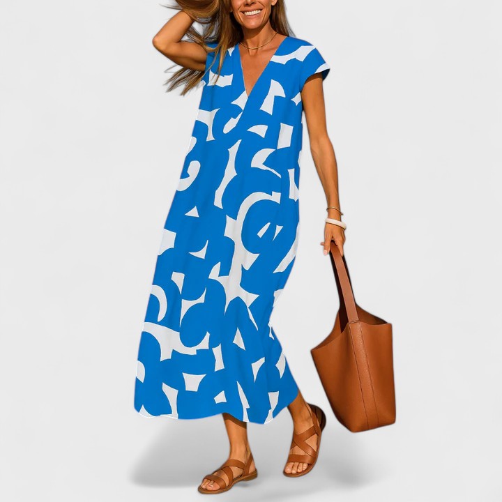 Valery™ | Rochie cu decolteu în V fluidă