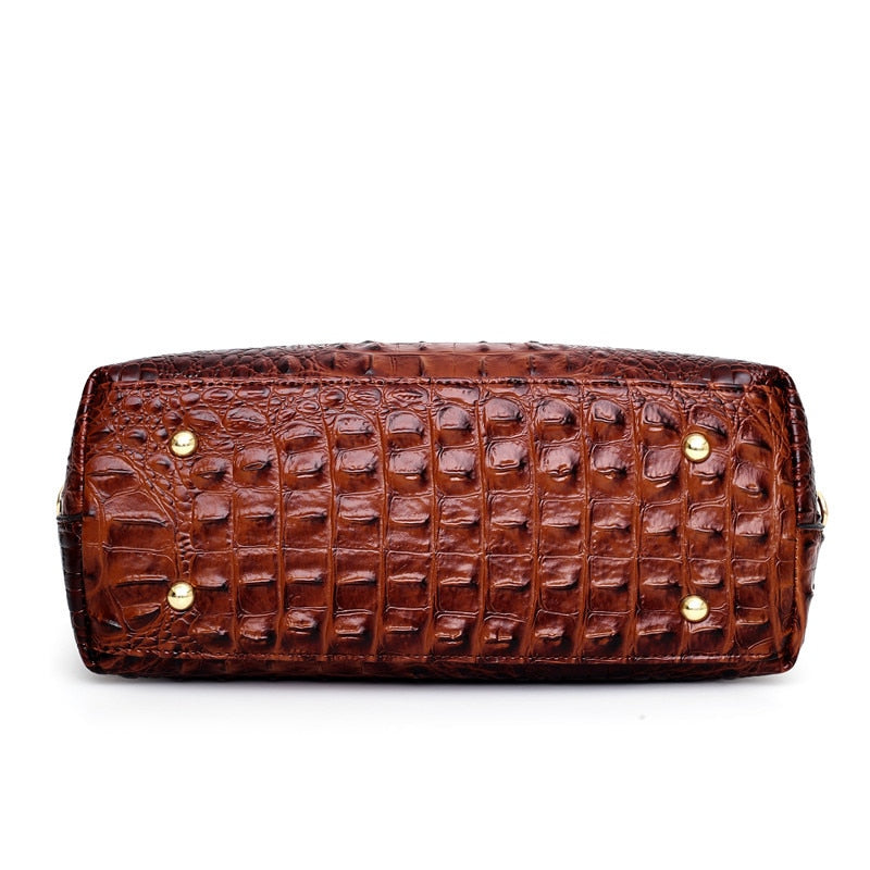 Ella™ Geantă Vintage Versatilă Classic Croc