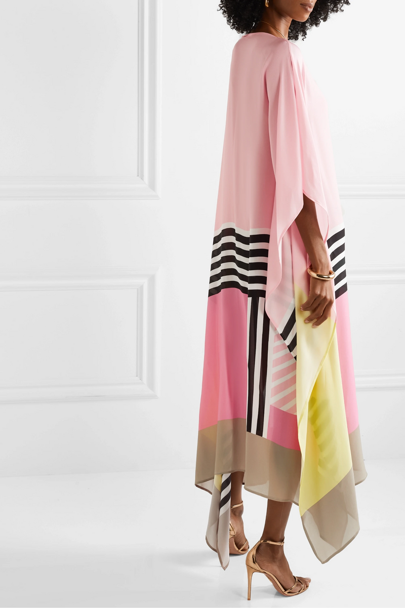 Rilinda | Kaftan elegant cu imprimeu geometric