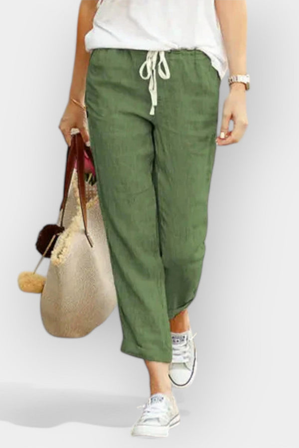 Pantaloni ușori din bumbac