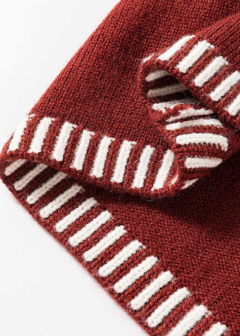 Marisa - Pulover Chic cu Contrast